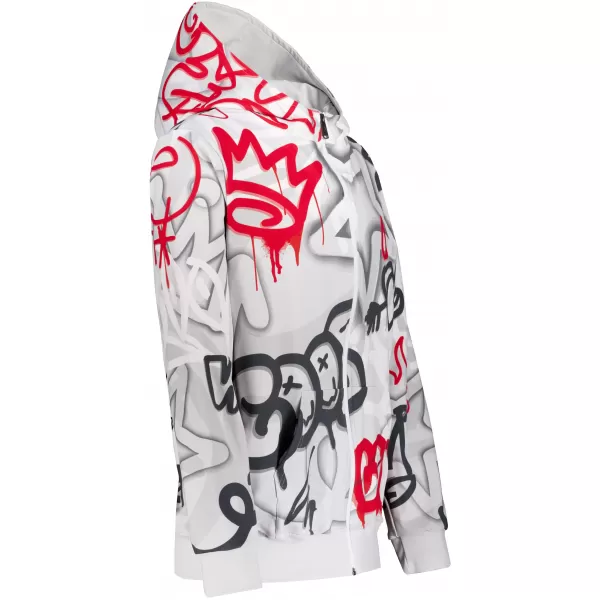  Herren -Sweatshirt auf Reißverschlussprämie ALTISPORT VOJ/ALM054MI02 GRAU -RED 