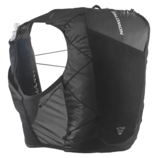  Herrenrucksack SALOMON ACTIVE SKIN 12 SET LC2177400 SCHWARZ/METALL 