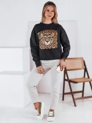 Damen Sweatshirt DSTREET BY1352 DUNKELGRAU