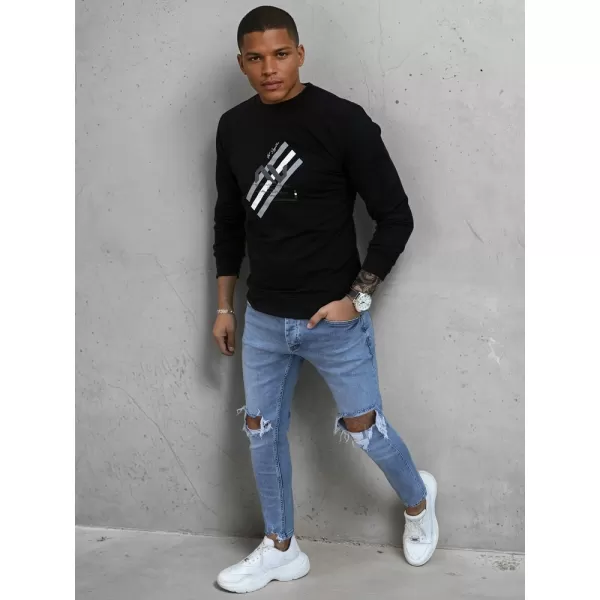  Herren -Sweatshirt DSTREET BX5364 SCHWARZ 