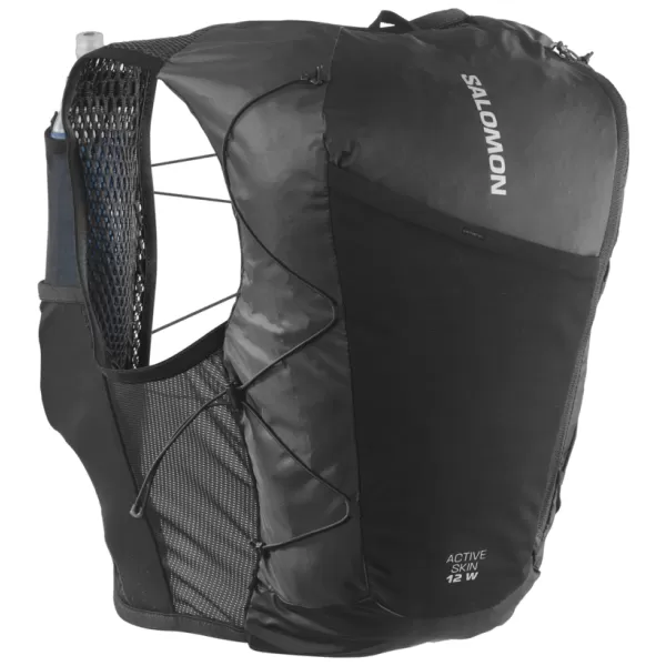  Damenrucksack SALOMON ACTIVE SKIN 12 WOMEN SET LC2178600 SCHWARZ/METALL 