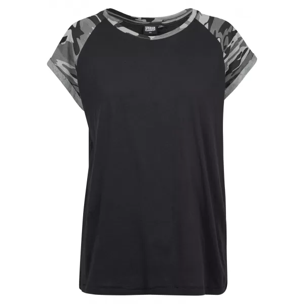  Hemd URBAN CLASSICS TB1913 SCHWARZ/DUNKLER CAMO 