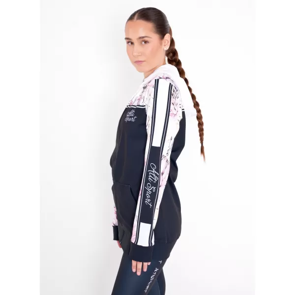  Frauen -Sweatshirt bei Reißverschlussprämie ALTISPORT VOJ/ALW008MI02 SCHWARZ 