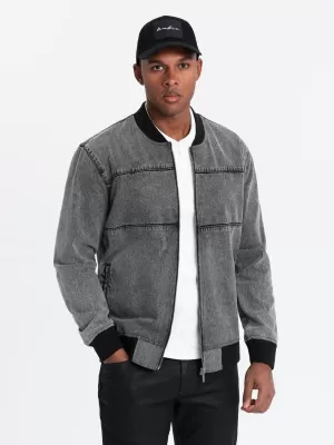 Jacke OMBRE OM-JADJ-0163 GRAU