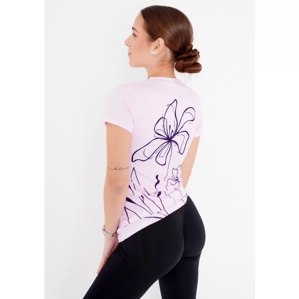  Frauenfunktional T -Shirt Premium ALTISPORT VOJ/ALW075TR01 BABY PINK 