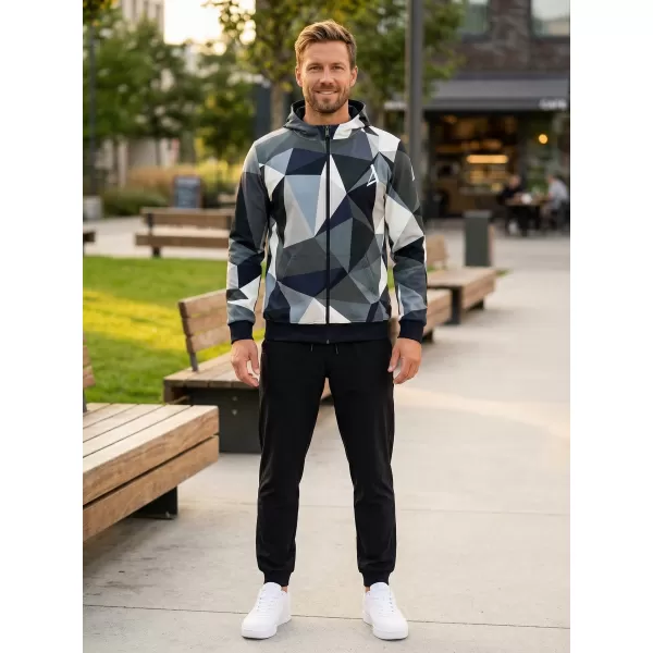  Herren -Sweatshirt auf Reißverschlussprämie ALTISPORT VOJ/ALM007MI02 GRAU 