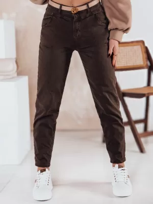 Damenhosen DSTREET UY2393 KARAMELL