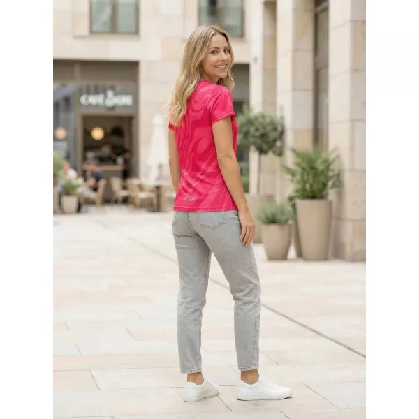  Frauenfunktional T -Shirt Premium ALTISPORT VOJ/ALW072TR01 PINK 