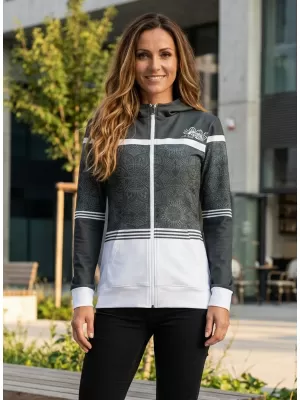 Frauen -Sweatshirt bei Reißverschlussprämie ALTISPORT VOJ/ALW023MI02 GRAU