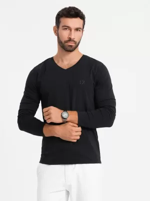 Hemd OMBRE OM-LSCL-0105 SCHWARZ