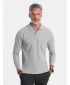Hemd OMBRE OM-POBL-0114 GRAUE MELANGE