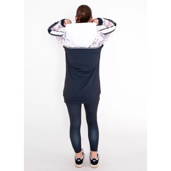  Frauen -Sweatshirt bei Reißverschlussprämie ALTISPORT VOJ/ALW008MI02 SCHWARZ 