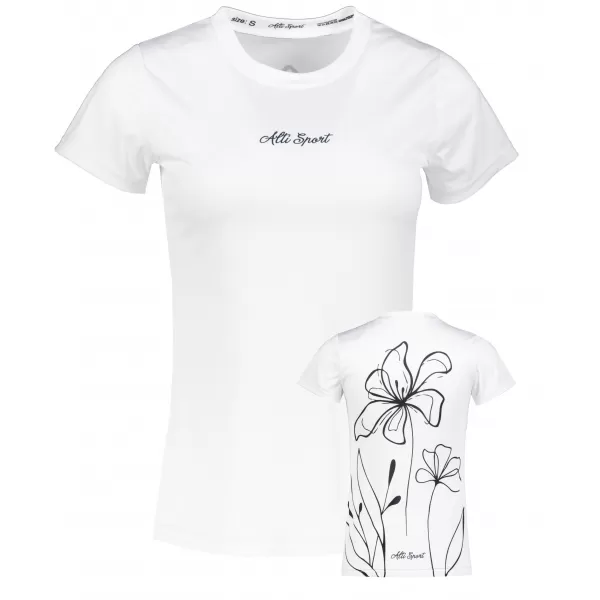  Frauenfunktional T -Shirt Premium ALTISPORT VOJ/ALW075TR01 WEIß 