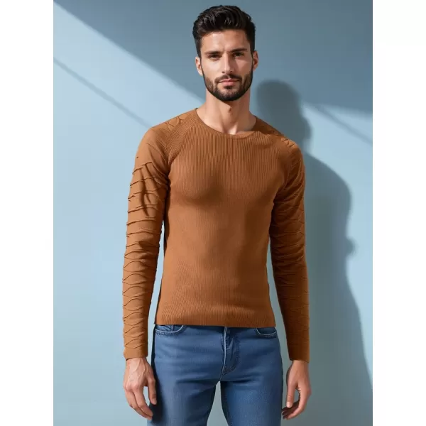  Herrenpullover DSTREET WX2289 KAMEL 