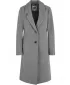 Mantel URBAN CLASSICS TB7075 DUNKELGRAUE MELANGE