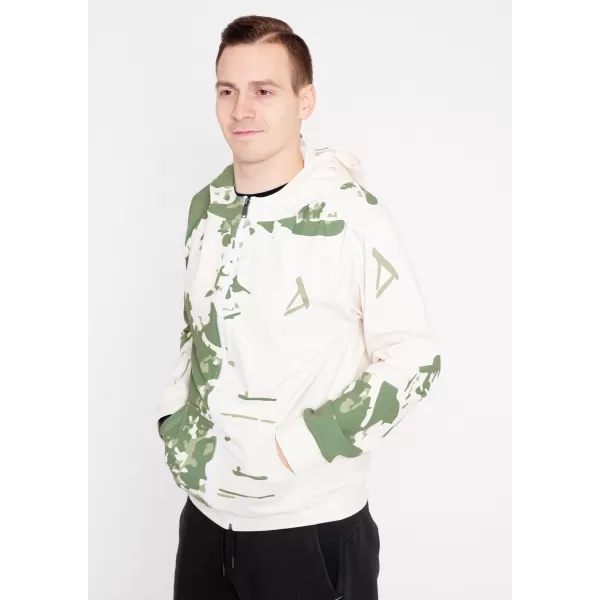  Herren -Sweatshirt auf Reißverschlussprämie ALTISPORT VOJ/ALM057MI02 GRÜN 