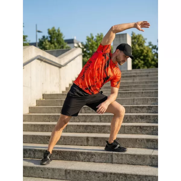  Männer funktionaler T -Shirt Premium ALTISPORT VOJ/ALM071TR01 ROT 