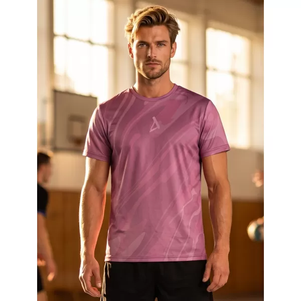  Männer funktionaler T -Shirt Premium ALTISPORT VOJ/ALM072TR01 LILA 