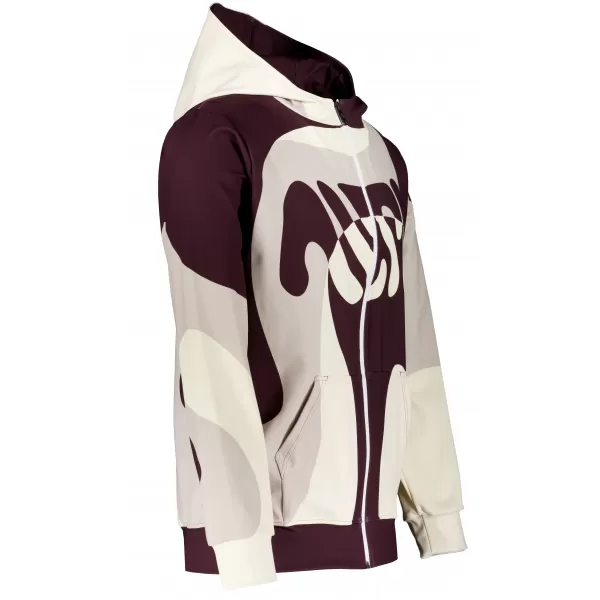  Herren -Sweatshirt auf Reißverschlussprämie ALTISPORT VOJ/ALM056MI02 BEIGE/ROT 