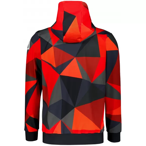  Herren -Sweatshirt auf Reißverschlussprämie ALTISPORT VOJ/ALM007MI02 ROT 