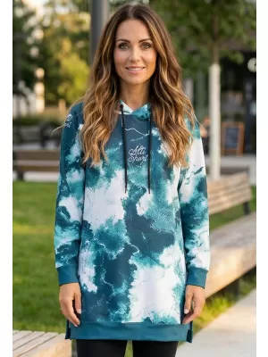 Funktionaler Sweatshirt -Prämie von Frauen ALTISPORT VOJ/ALW066MI03 GRÜN -BLUE