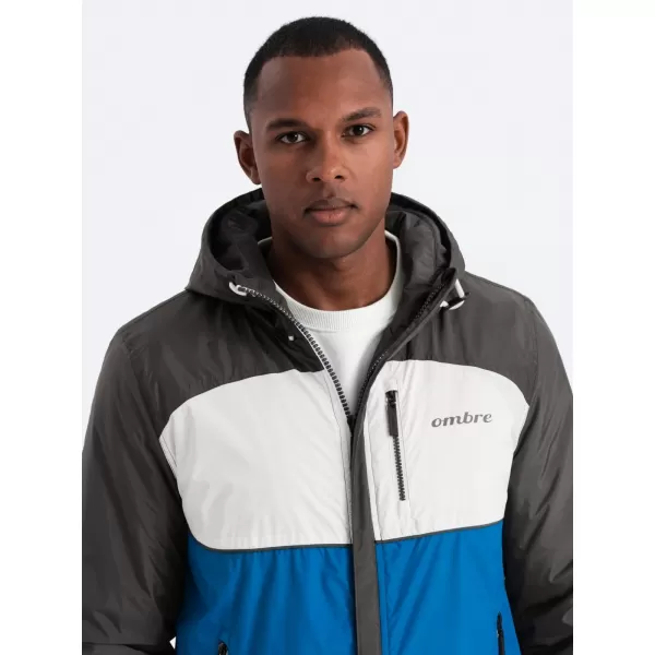 Jacke OMBRE C447 BLAU/WEIß/MARINEBLAU 