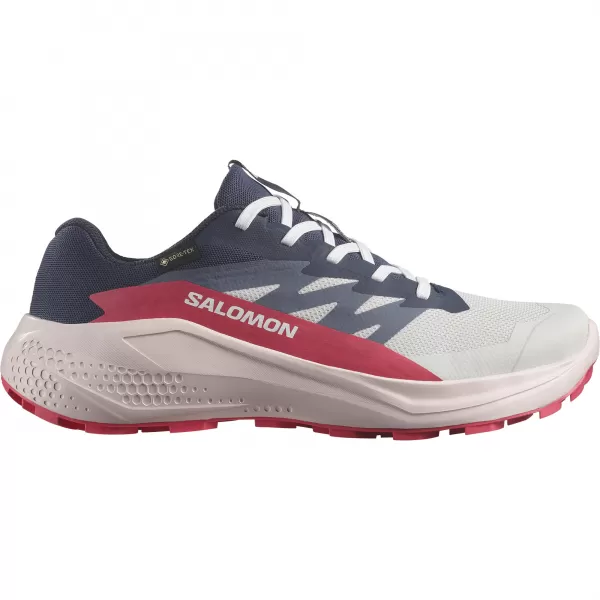  Damenschuhe SALOMON ALPHAGLIDE GTX W L47802300 MONDGESTEIN/BLAUE NÄCHTE/ROUGEROT 