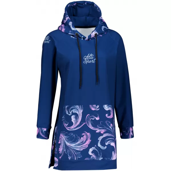  Funktionaler Sweatshirt -Prämie von Frauen ALTISPORT VOJ/ALW065MI03 DUNKELBLAU 