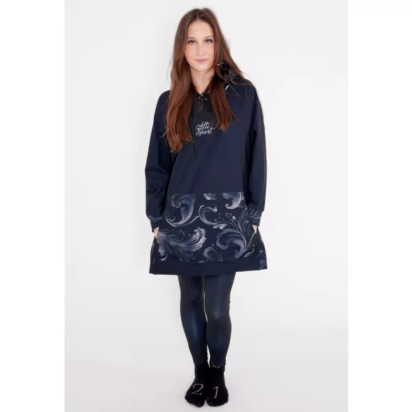  Funktionaler Sweatshirt -Prämie von Frauen ALTISPORT VOJ/ALW065MI03 SCHWARZ -GRAY 