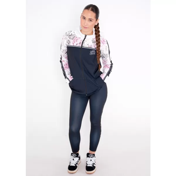  Frauen -Sweatshirt bei Reißverschlussprämie ALTISPORT VOJ/ALW008MI02 SCHWARZ 