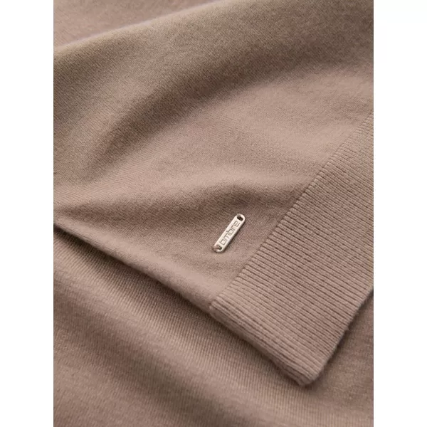  Herrenpullover OMBRE OM-SWTN-0127 DUNKLER BEIGE 