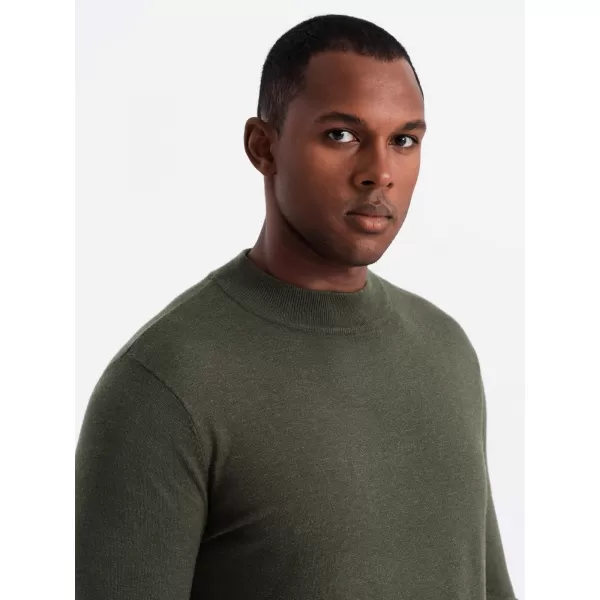  Herrenpullover OMBRE OM-SWTN-0125 DUNKLE OLIVE 