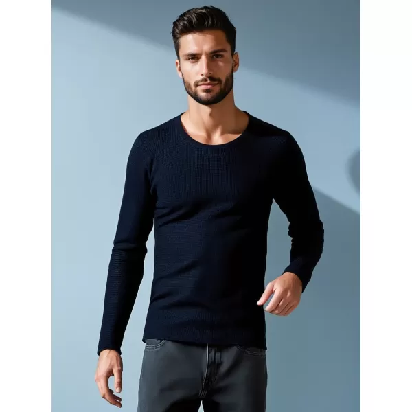  Herrenpullover DSTREET WX2296 MEERESBLAU 