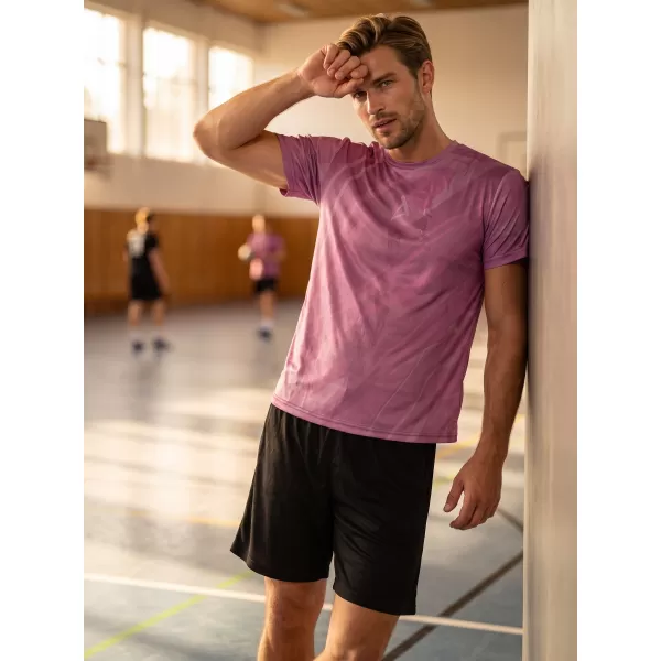  Männer funktionaler T -Shirt Premium ALTISPORT VOJ/ALM072TR01 LILA 