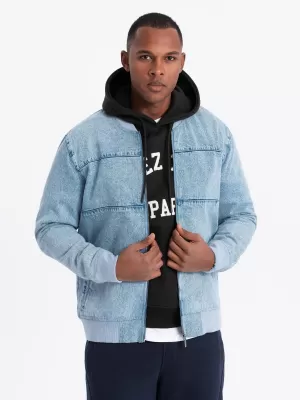 Jacke OMBRE OM-JADJ-0163 HELLBLAU