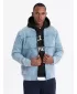 Jacke OMBRE OM-JADJ-0163 HELLBLAU