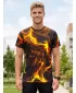 Männer funktionaler T -Shirt Premium ALTISPORT VOJ/ALM071TR01 SCHWARZ -AUSGELB
