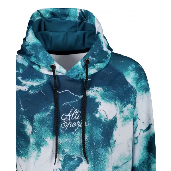  Funktionaler Sweatshirt -Prämie von Frauen ALTISPORT VOJ/ALW066MI03 GRÜN -BLUE 
