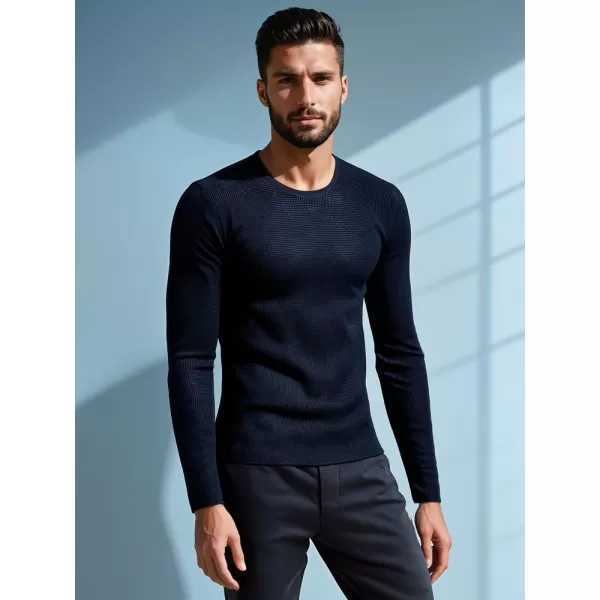  Herrenpullover DSTREET WX2296 MEERESBLAU 