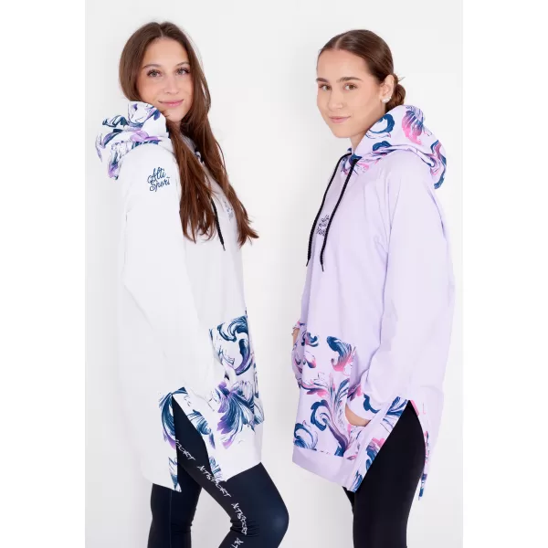  Funktionaler Sweatshirt -Prämie von Frauen ALTISPORT VOJ/ALW065MI03 WEIß/LILA 