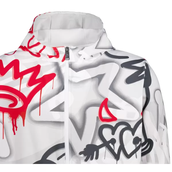  Herren -Sweatshirt auf Reißverschlussprämie ALTISPORT VOJ/ALM054MI02 GRAU -RED 