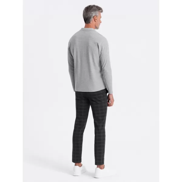  Hemd OMBRE OM-POBL-0114 GRAUE MELANGE 