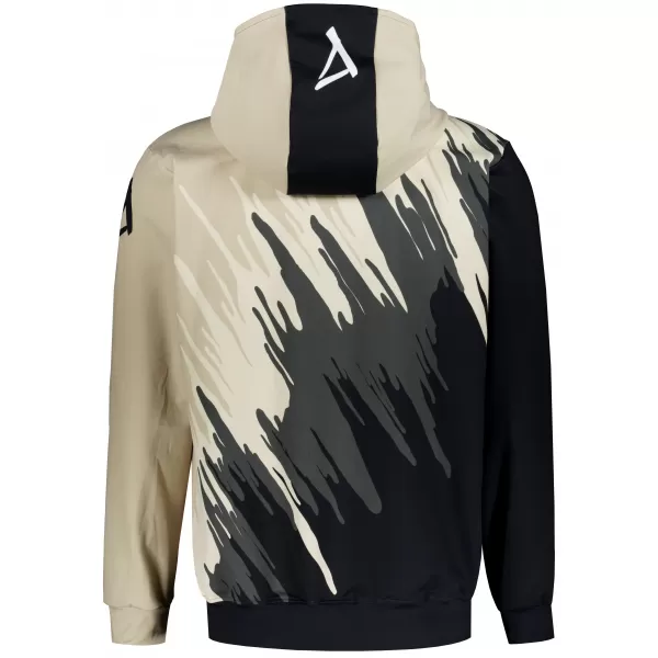  Herren -Sweatshirt auf Reißverschlussprämie ALTISPORT VOJ/ALM006MI02 SCHWARZ -BROWN 