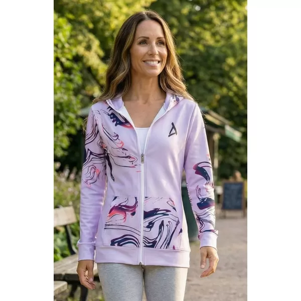  Frauen -Sweatshirt bei Reißverschlussprämie ALTISPORT VOJ/ALW064MI02 LILA 