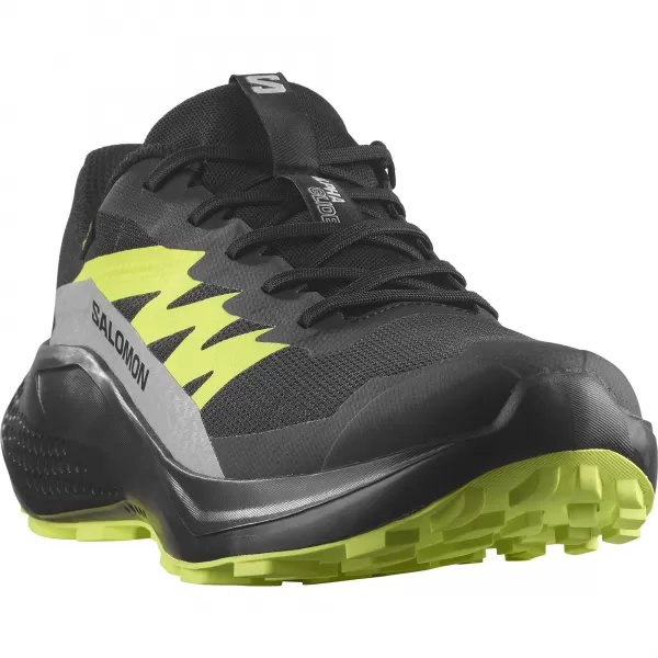  Herrenschuhe SALOMON ALPHAGLIDE GTX L47802000 SCHWARZ/LEGIERUNG/SCHARFGRÜN 