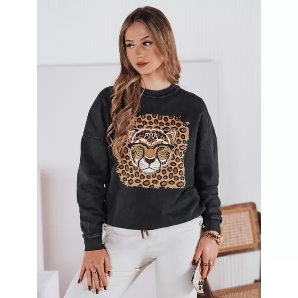  Damen Sweatshirt DSTREET BY1352 DUNKELGRAU 