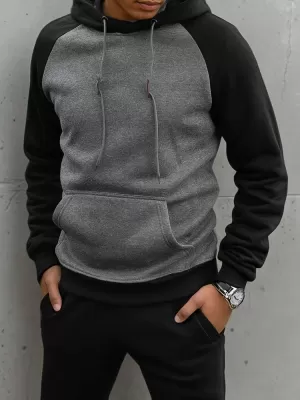 Herren -Sweatshirt DSTREET BX5489 DUNKELGRAU