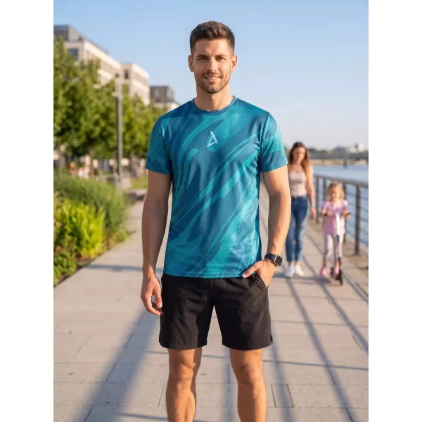  Männer funktionaler T -Shirt Premium ALTISPORT VOJ/ALM072TR01 KEROSIN 