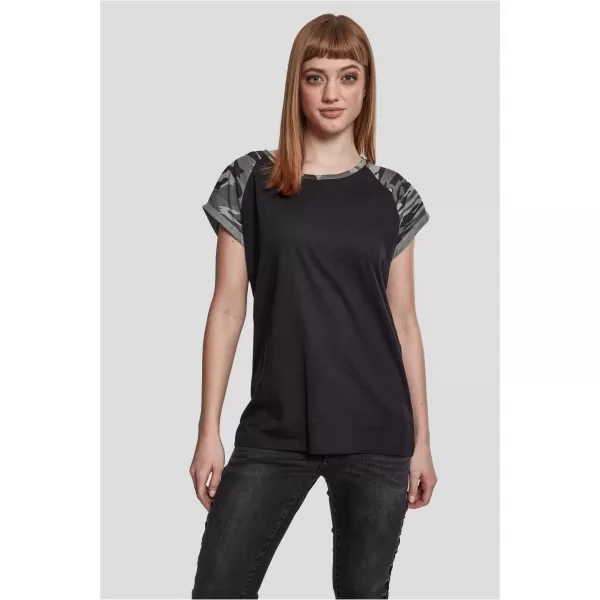  Hemd URBAN CLASSICS TB1913 SCHWARZ/DUNKLER CAMO 
