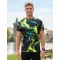 Männer funktionaler T -Shirt Premium ALTISPORT VOJ/ALM071TR01 MARINE-GELB